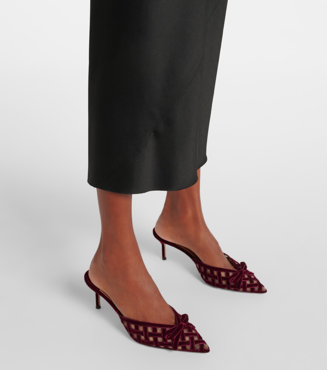 Romance 65 velvet mules | Aquazzura