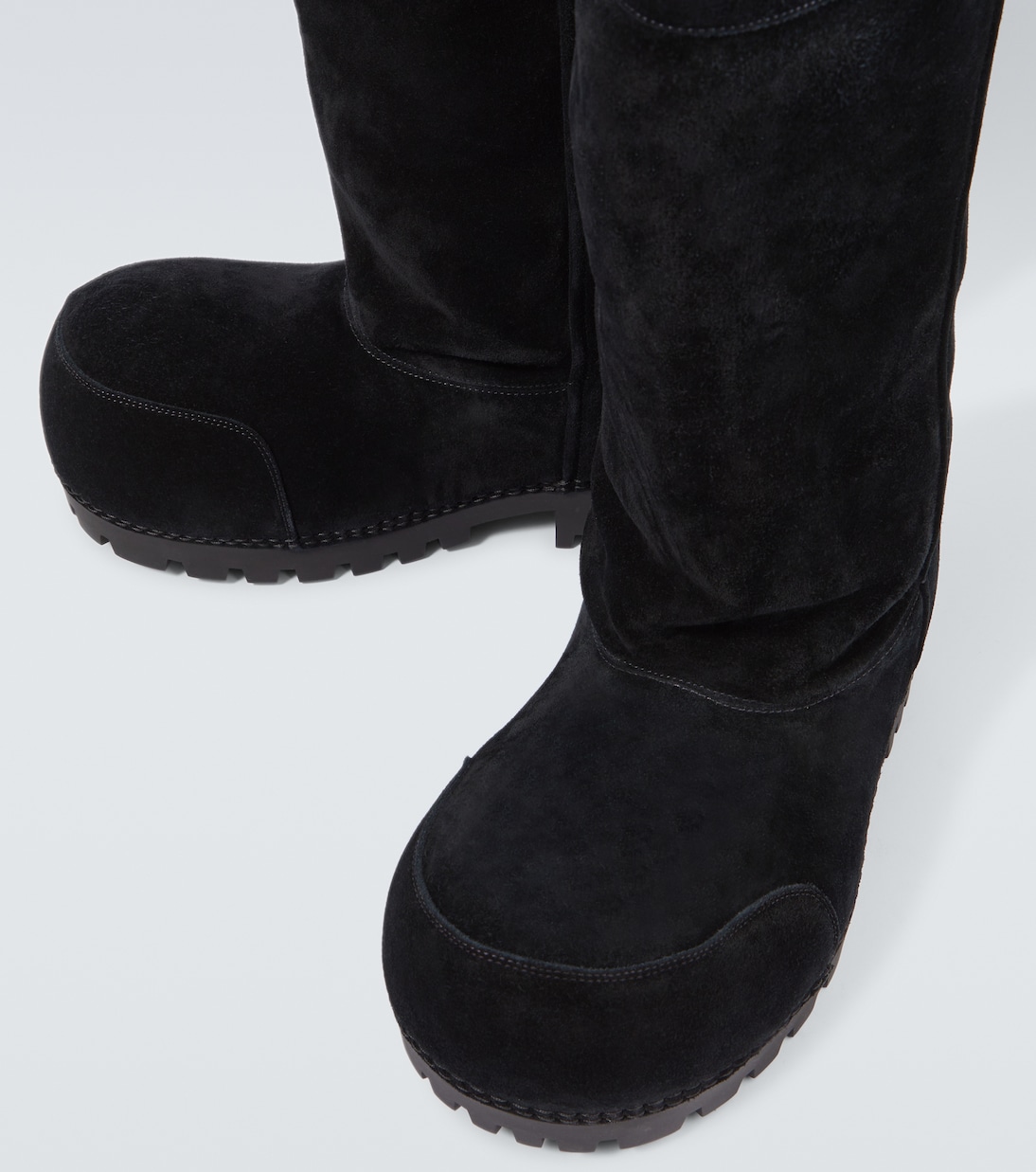 Alaska Fur High suede boots | Balenciaga