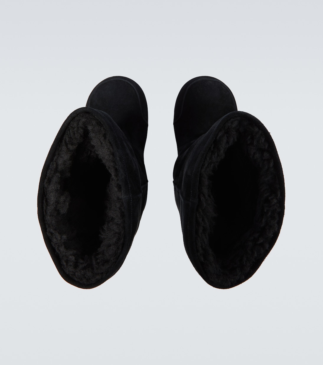 Alaska Fur High suede boots | Balenciaga