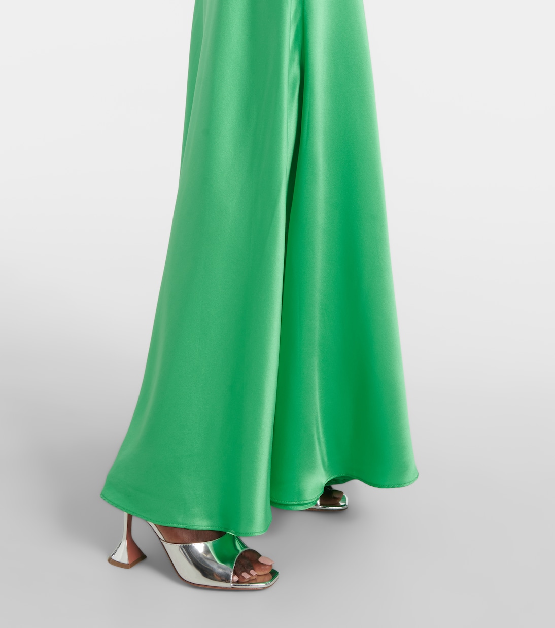 Robe longue Rose en soie | Rodarte