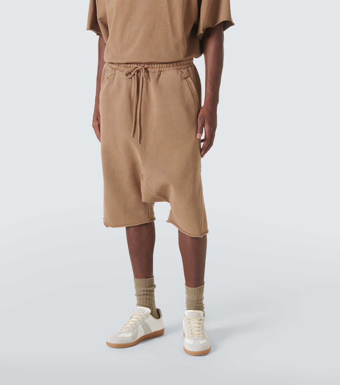 Heavy cotton jersey shorts | Entire Studios