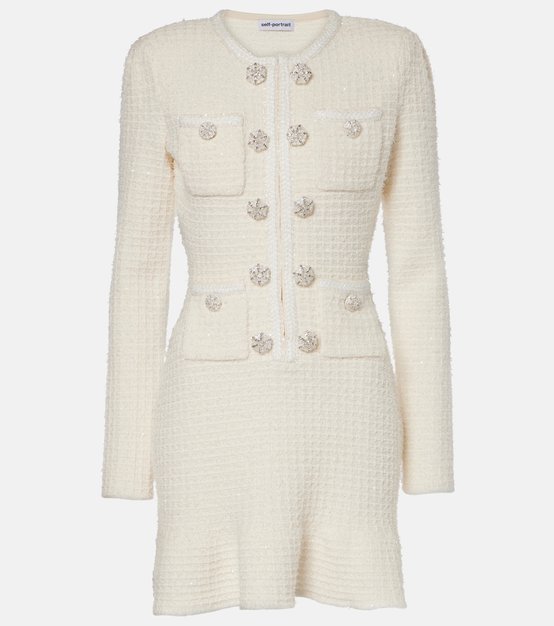 Verziertes Minikleid | Self-Portrait