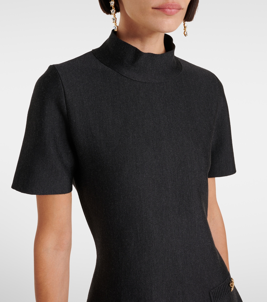 Minikleid aus einem Wollgemisch | Oscar de la Renta