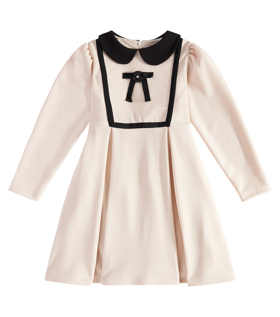 Bow-detail pleated dress | Patachou