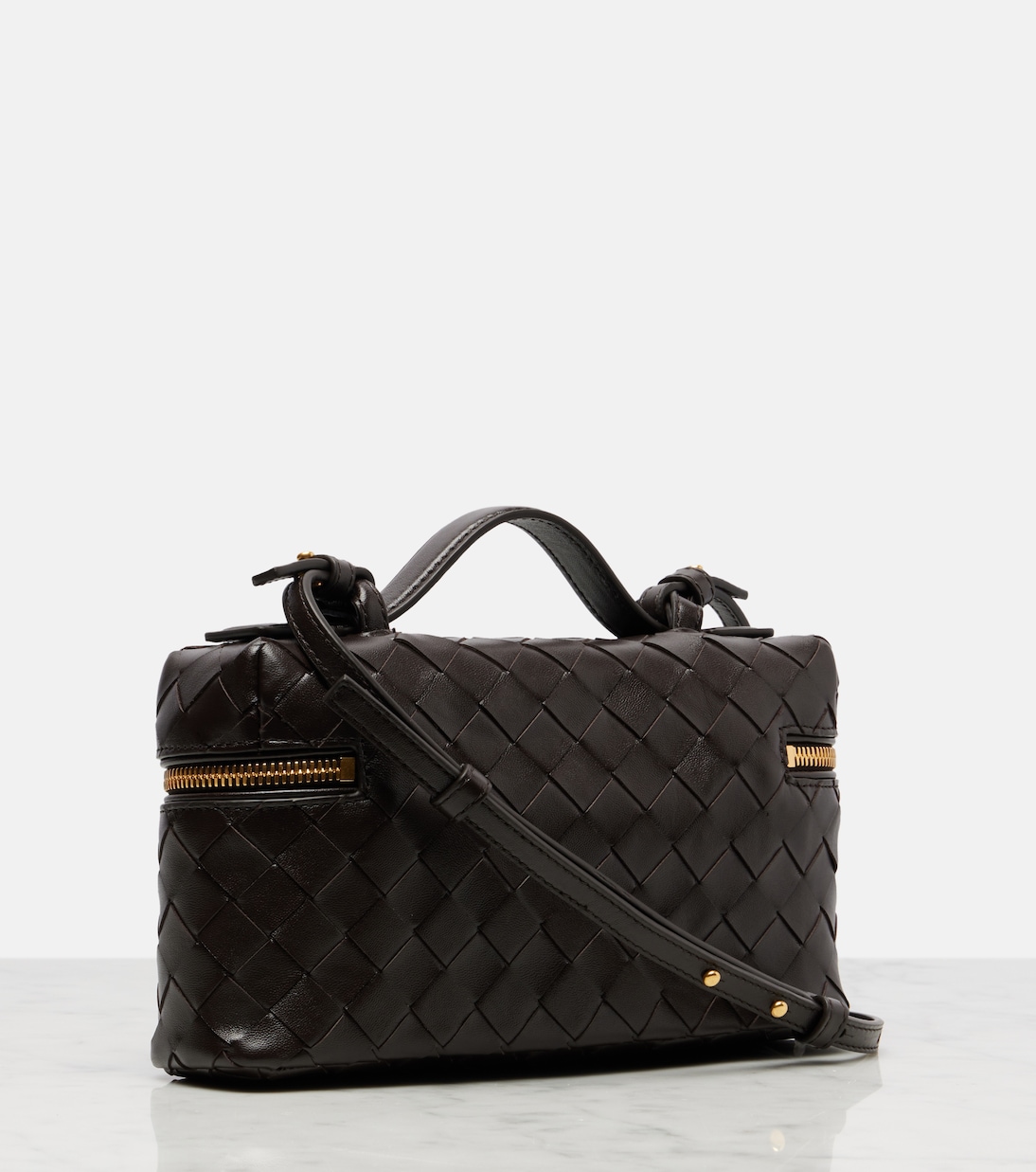Bang Bang Intrecciato leather vanity bag | Bottega Veneta