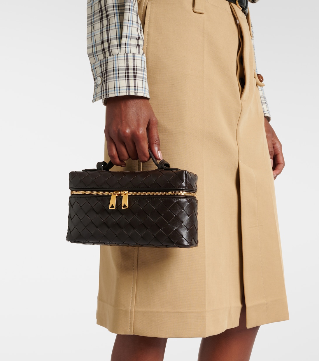 Bang Bang Intrecciato leather vanity bag | Bottega Veneta