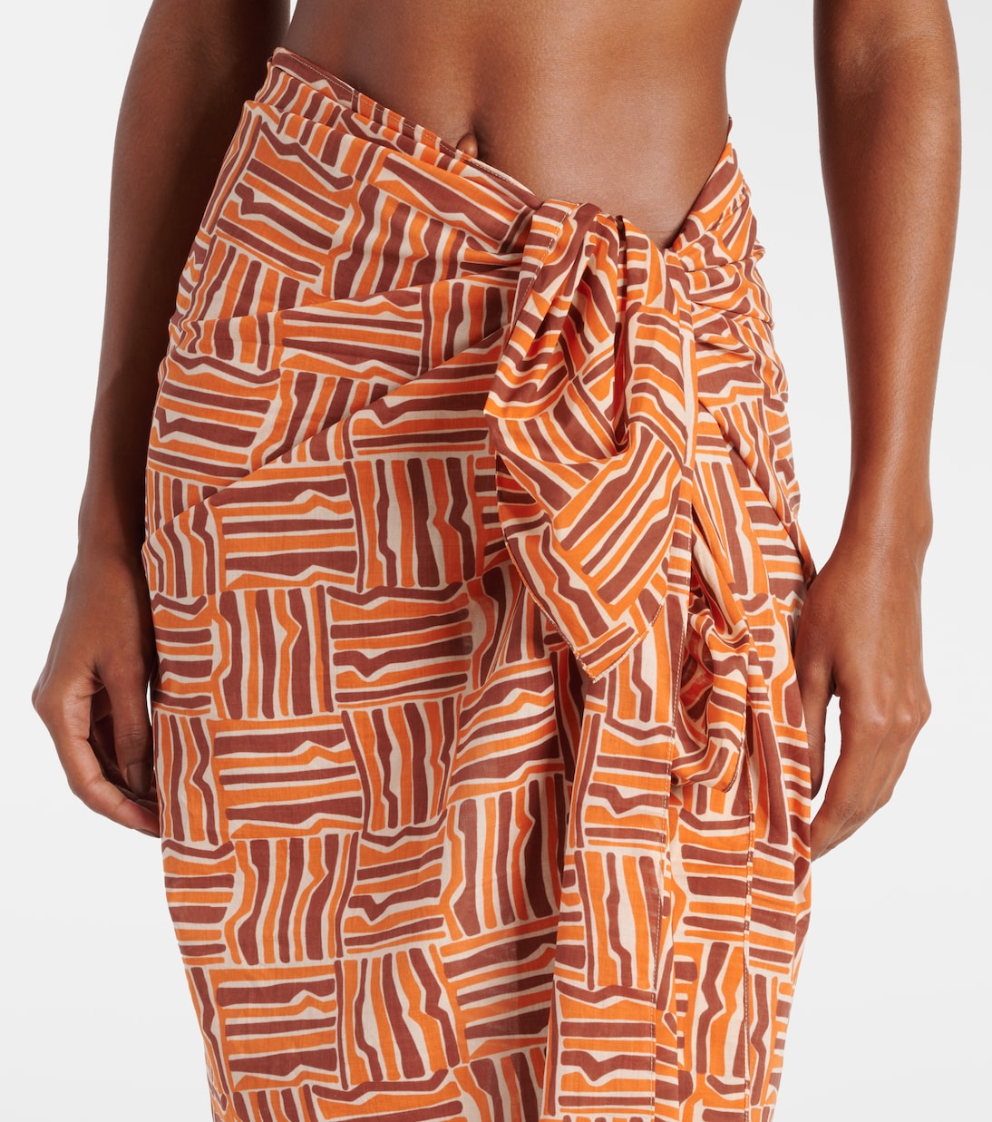 Bedruckter Pareo Zinnia aus Baumwolle | Faithfull