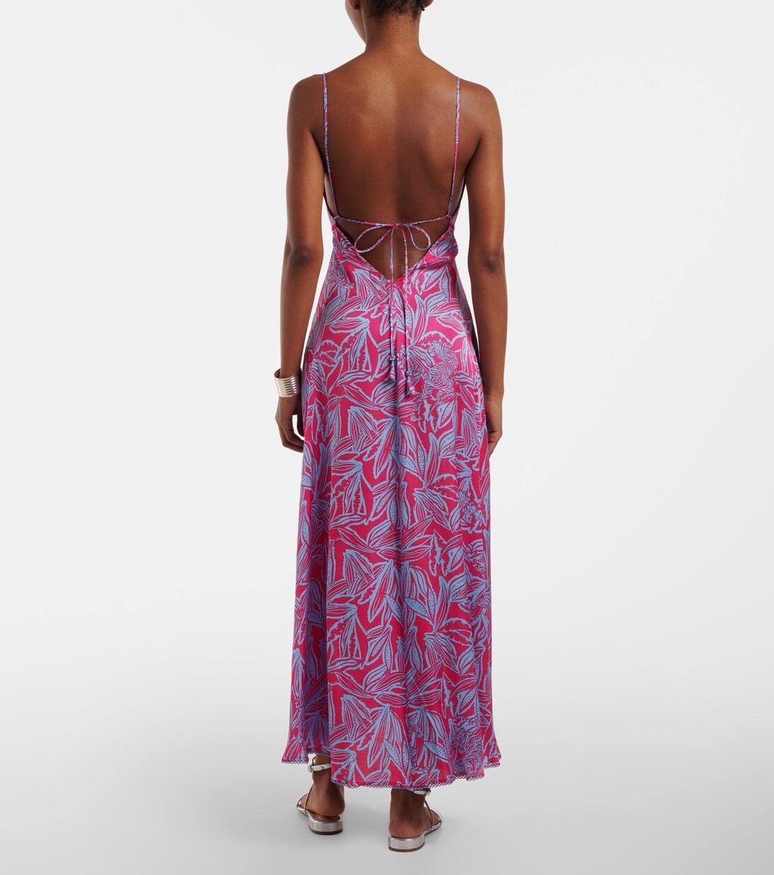 Robe longue imprimée Denise | Poupette St Barth