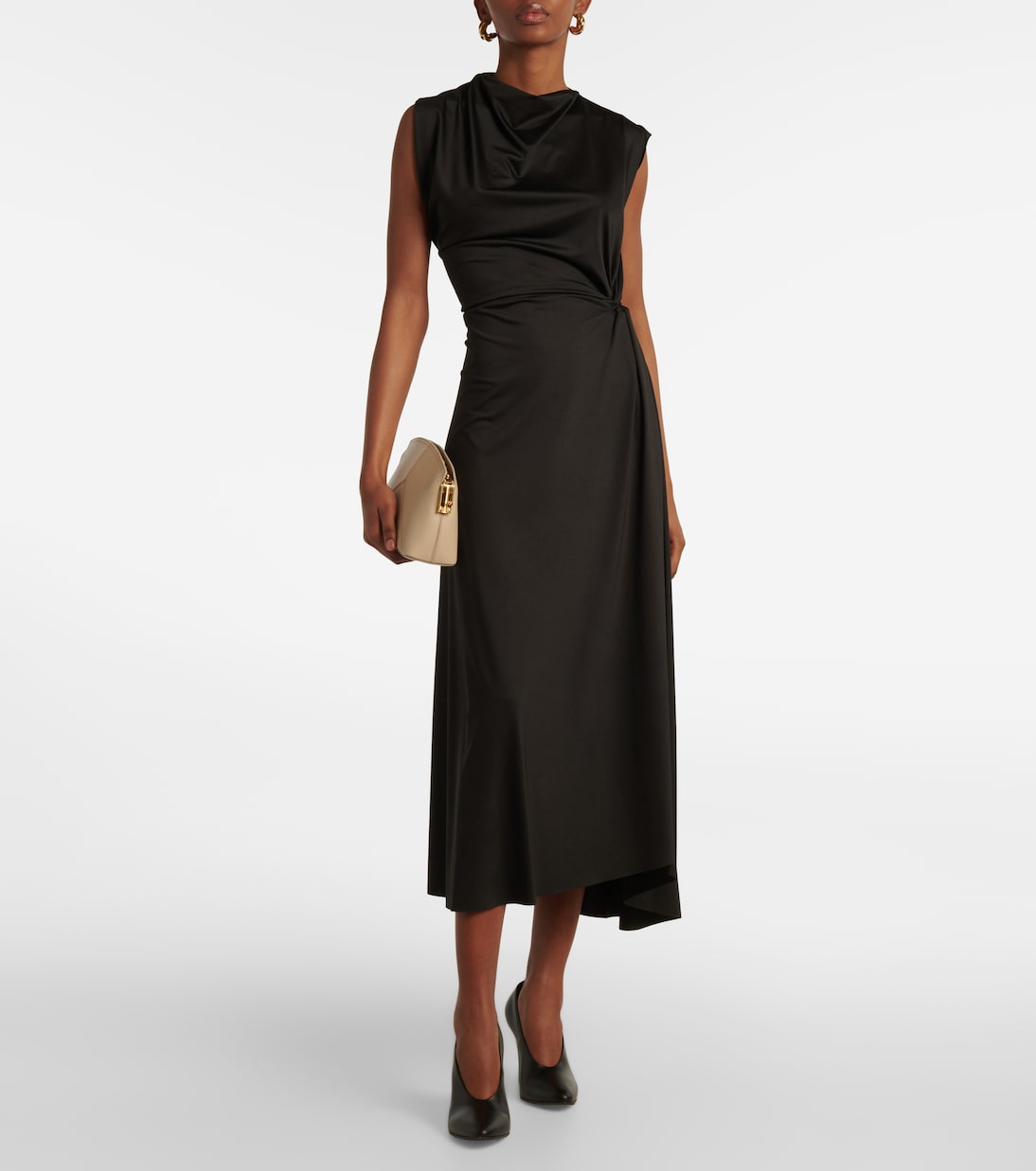 Robe midi asymétrique | Victoria Beckham