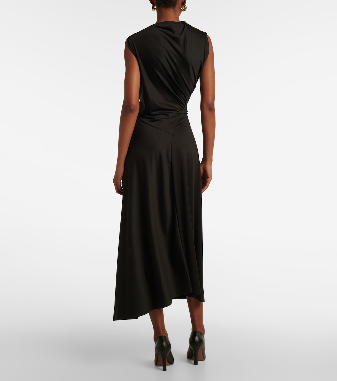 Robe midi asymétrique | Victoria Beckham
