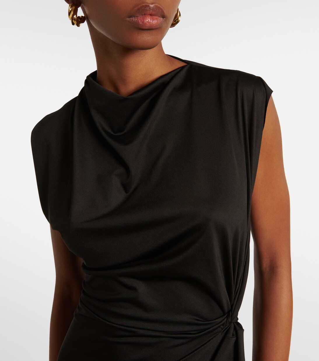 Robe midi asymétrique | Victoria Beckham