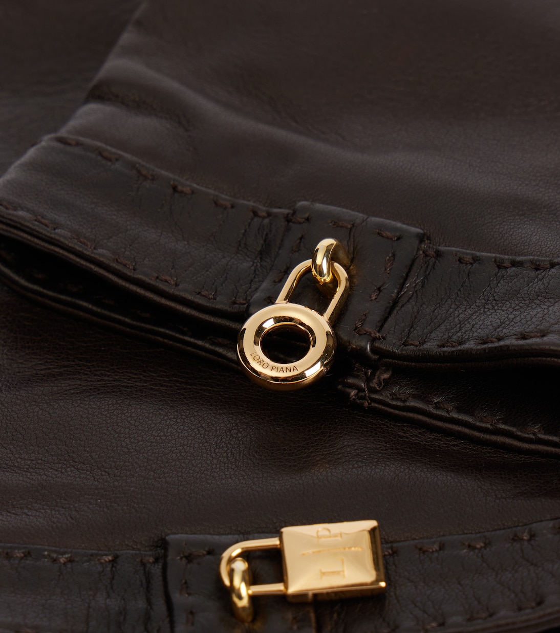 Nora leather gloves | Loro Piana