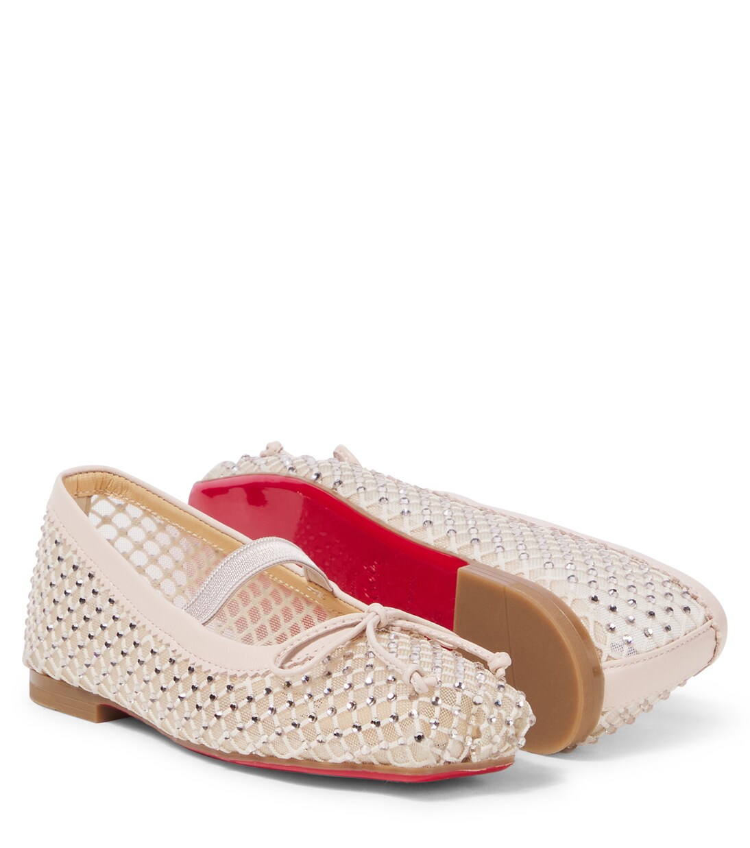 Baballet embellished ballet flats | Christian Louboutin Kids