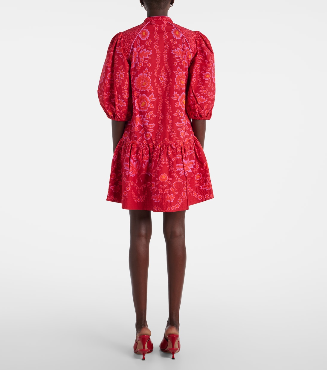 Bedrucktes Minikleid aus Baumwolle | Farm Rio