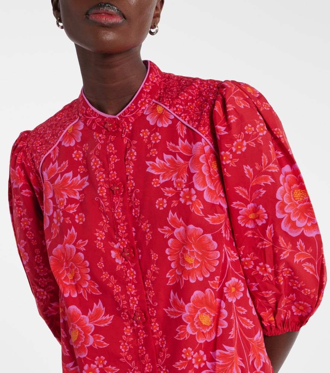 Bedrucktes Minikleid aus Baumwolle | Farm Rio