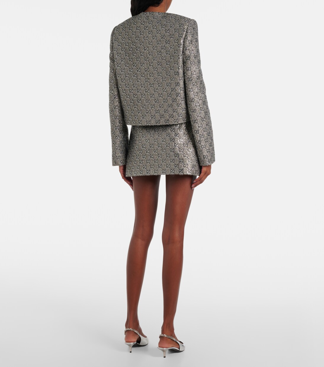 GG lamé miniskirt | Gucci