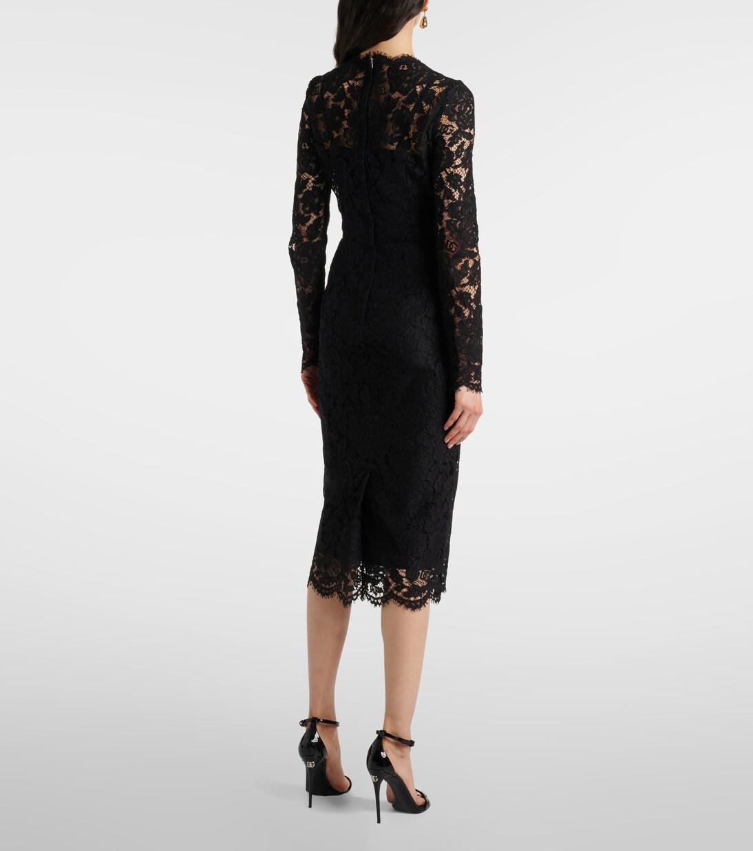 DG lace midi dress | Dolce&Gabbana