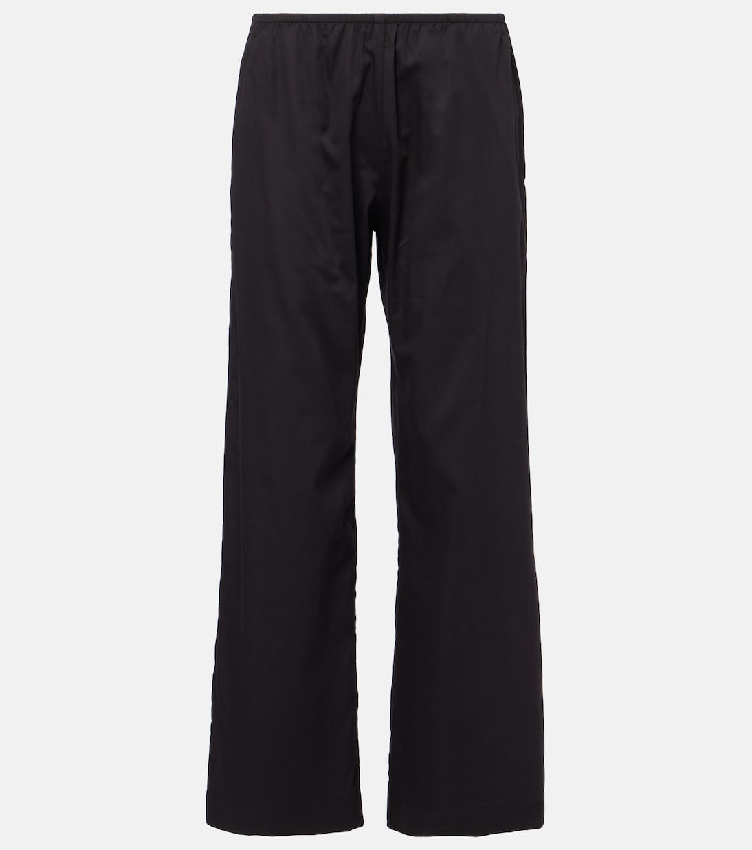 Weite Mid-Rise-Hose Yoko aus Baumwolle | Leset