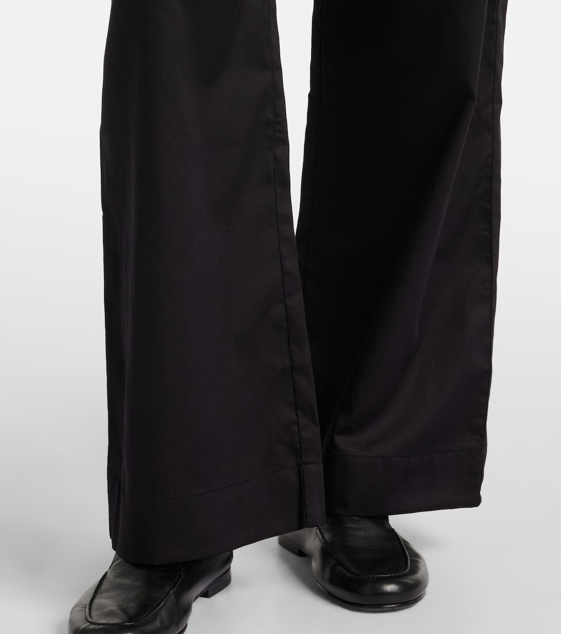 Weite Mid-Rise-Hose Yoko aus Baumwolle | Leset