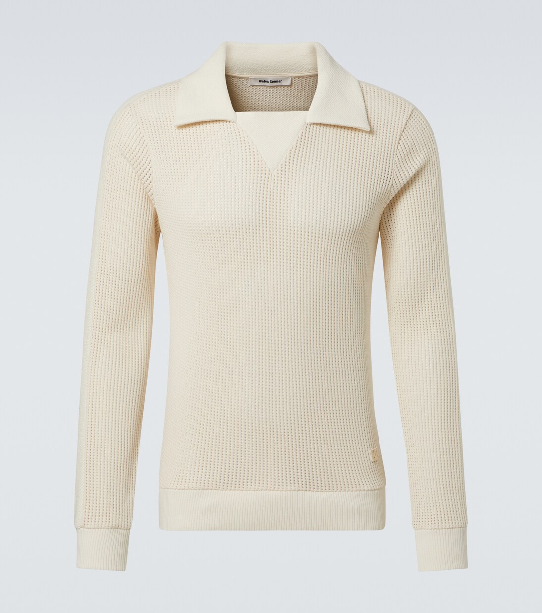 Polopullover Song aus Baumwoll-Mesh | Wales Bonner