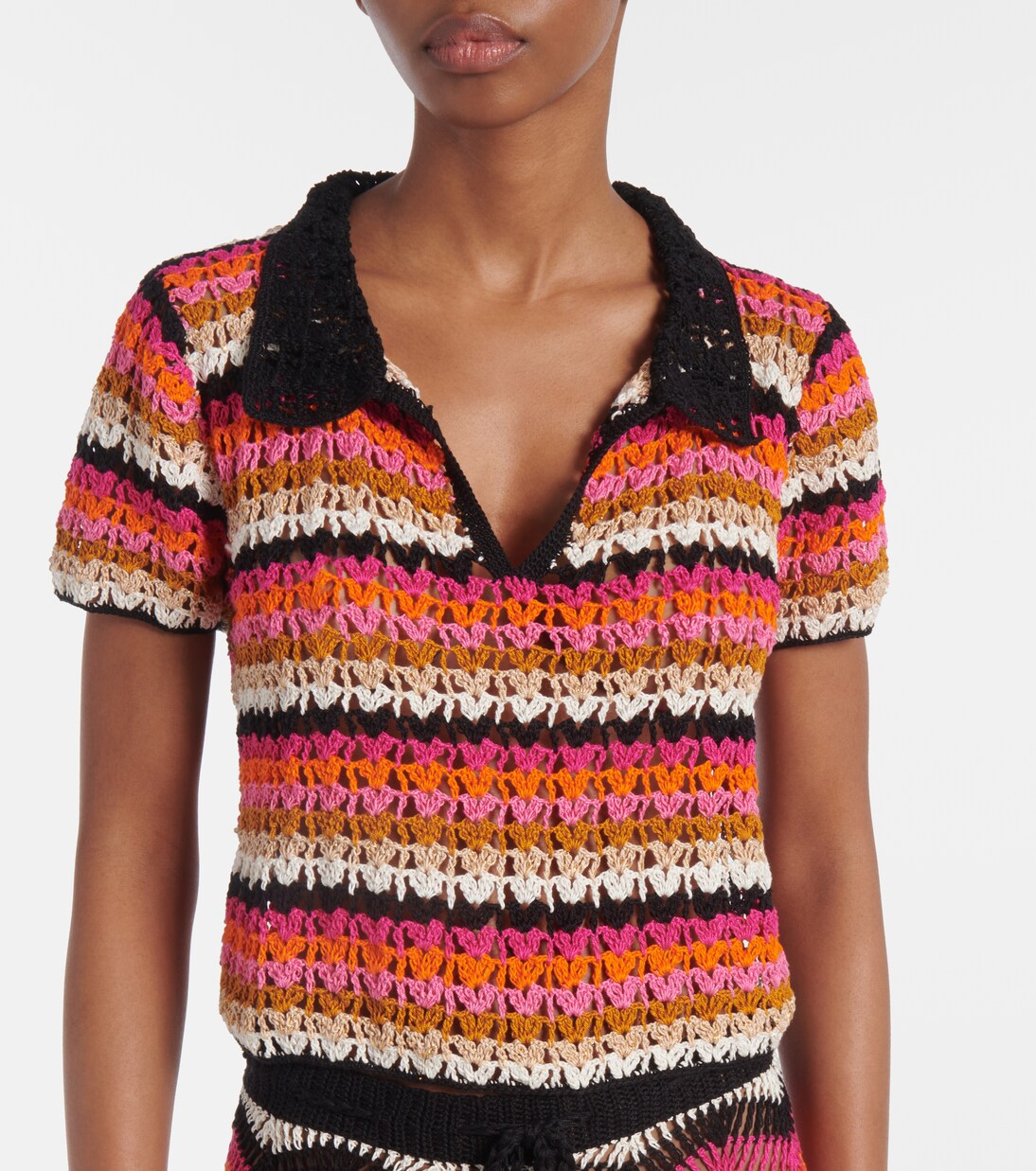 Summer 코튼 폴로 셔츠 | Anna Kosturova