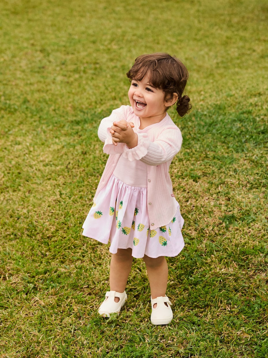 Bébé – Robe Carin imprimée en coton mélangé | Molo