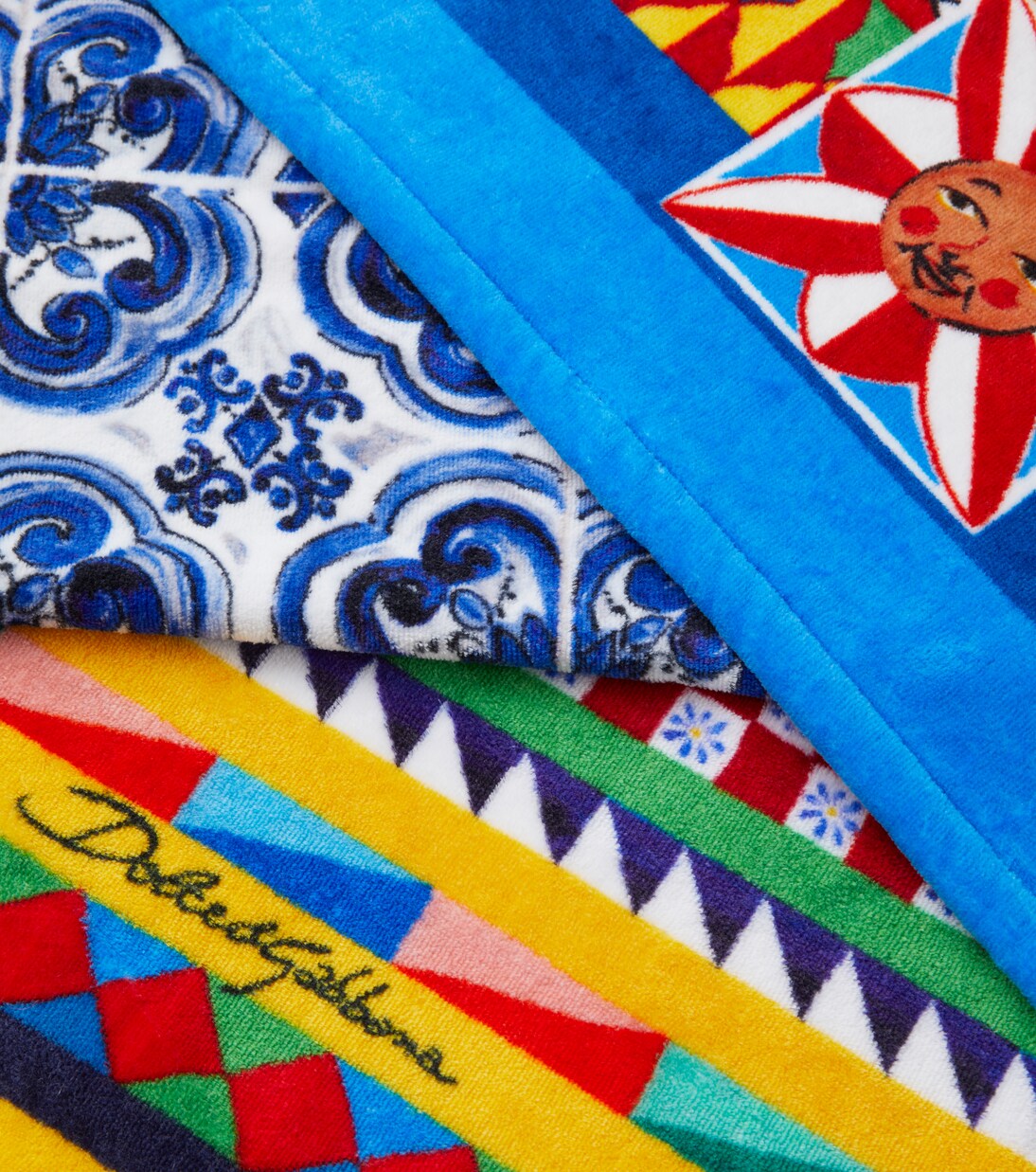 Carretto terry beach towel | Dolce&Gabbana Casa