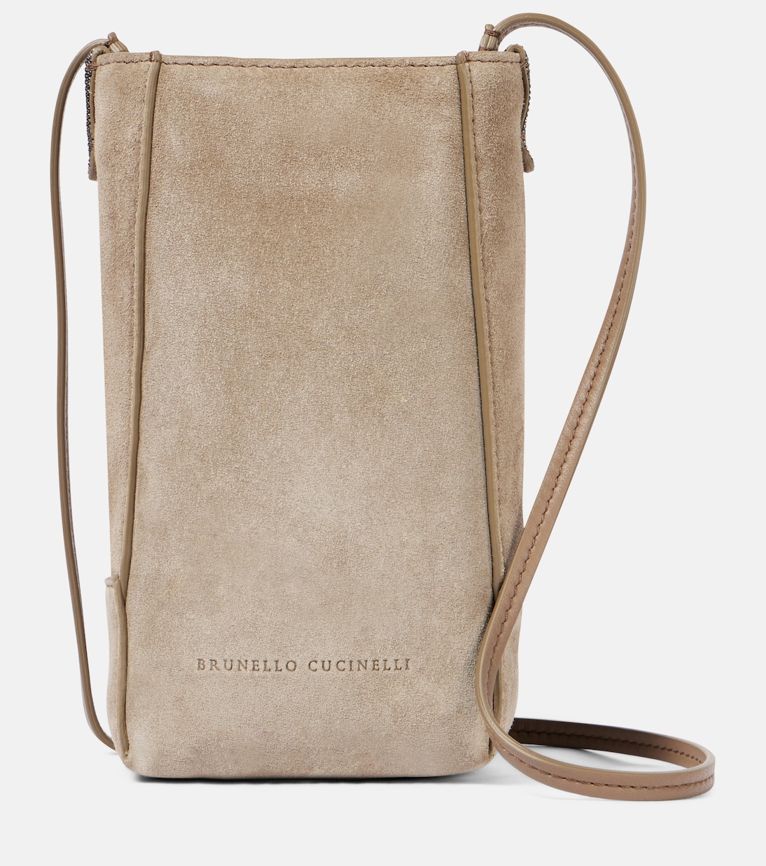 Borsa a tracolla Mini in suede | Brunello Cucinelli