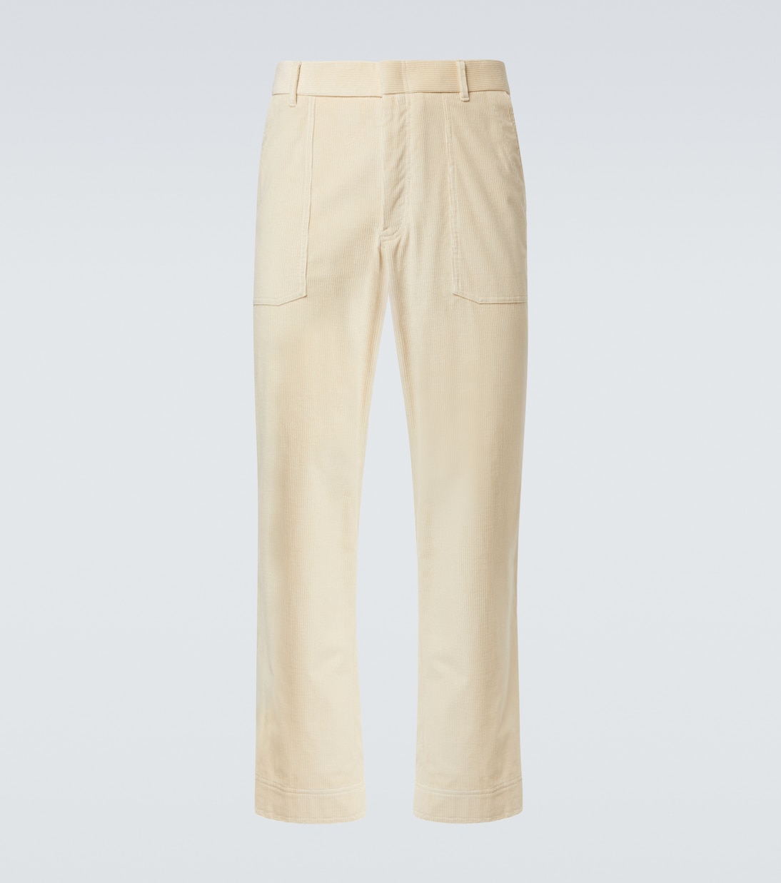 Cotton and wool corduroy straight pants | Brioni