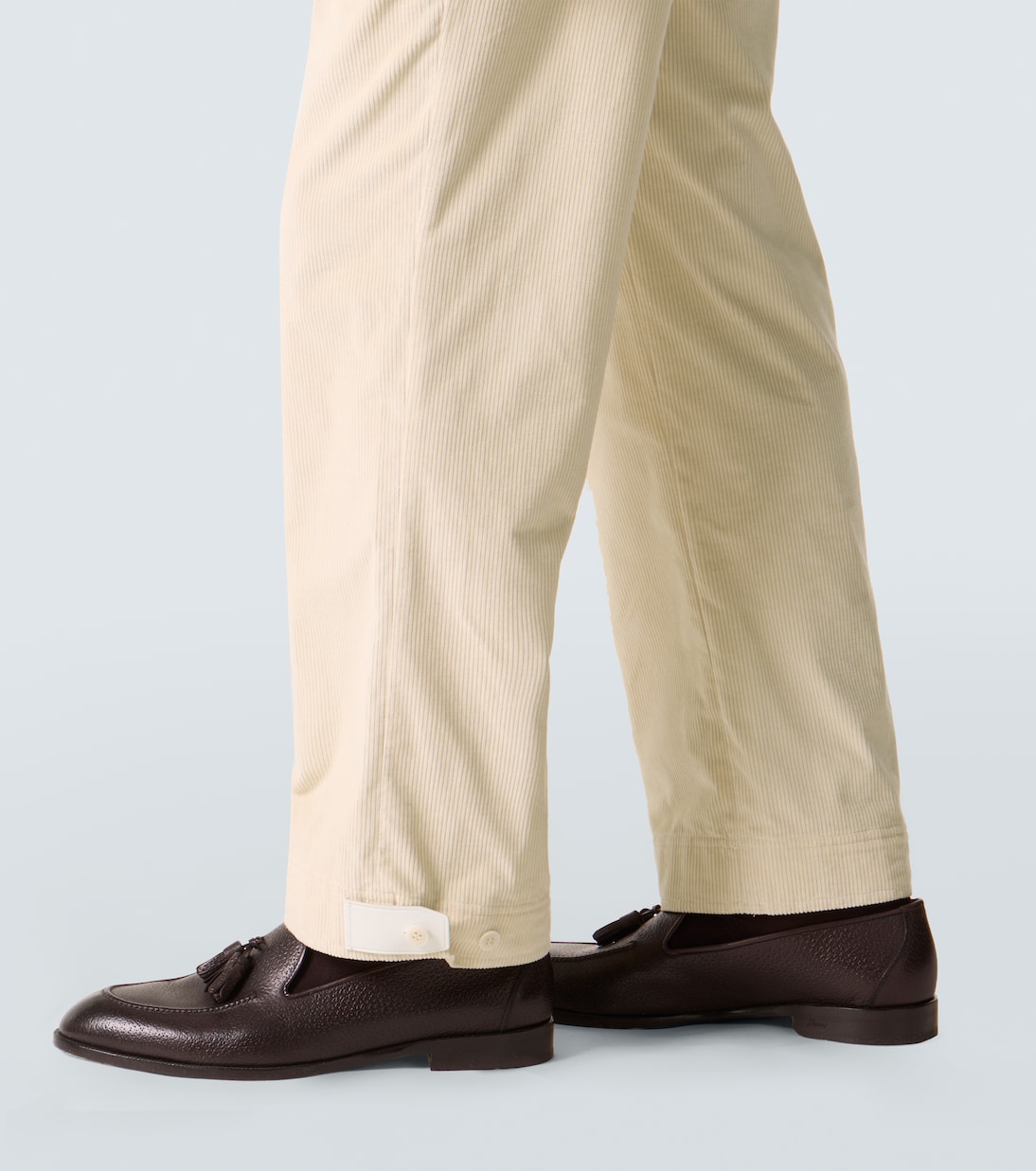 Cotton and wool corduroy straight pants | Brioni
