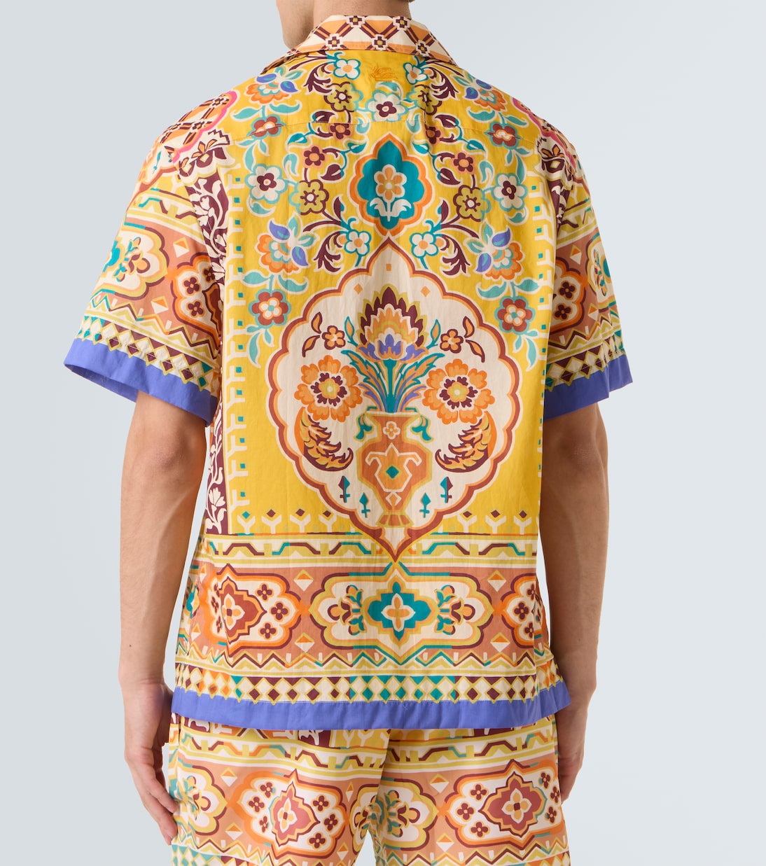 Printed cotton bowling shirt | Etro