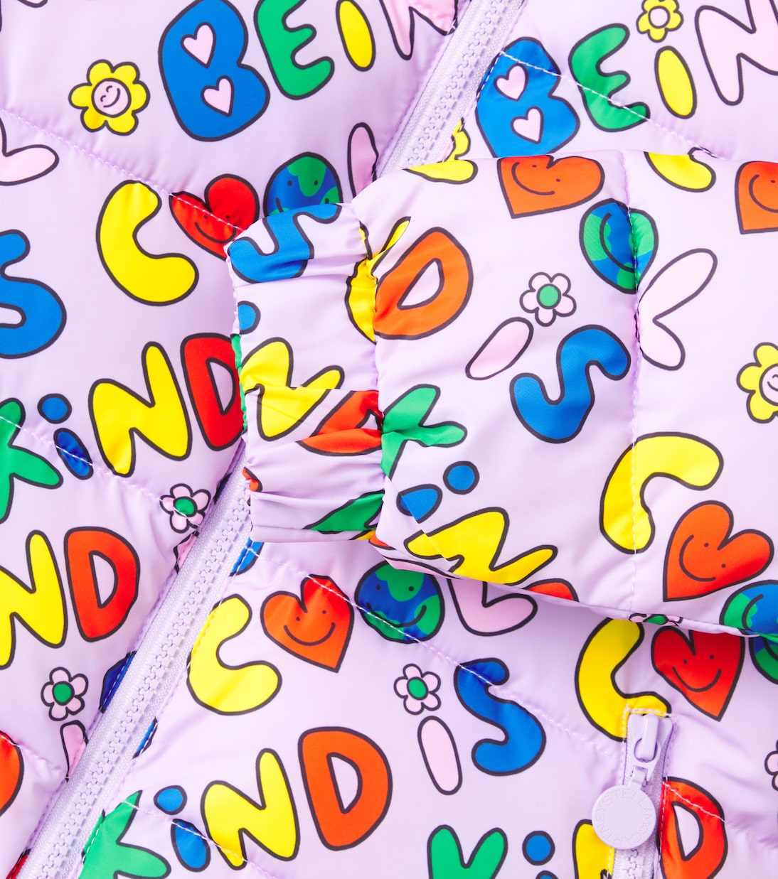 Printed puffer jacket | Stella McCartney Kids