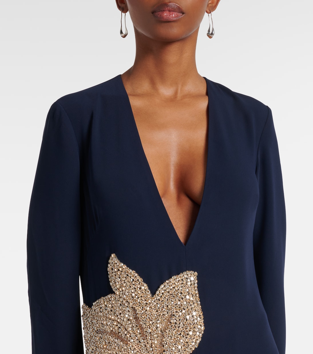 Verziertes Maxikleid Jennis aus Crêpe | Costarellos