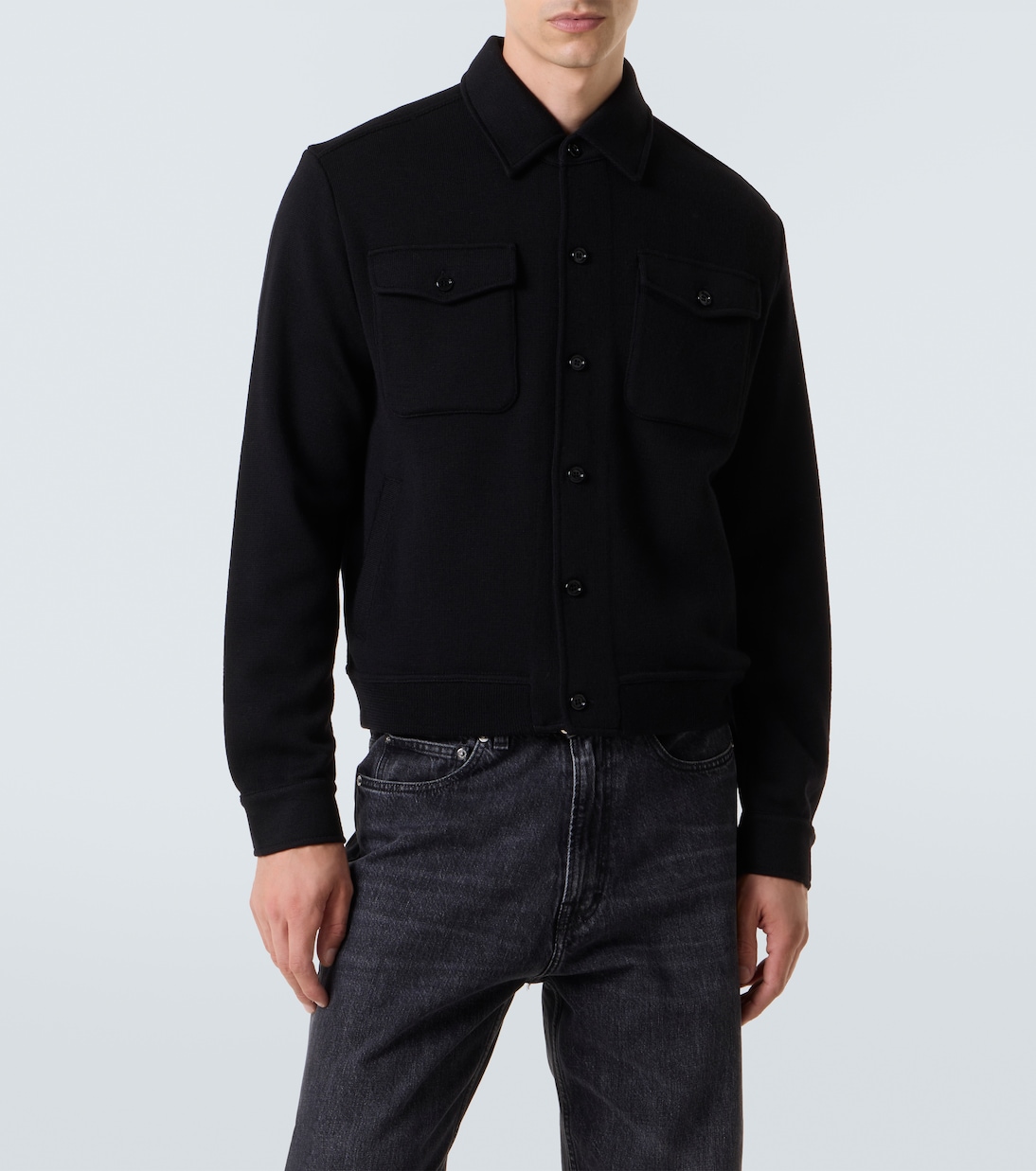Virgin wool overshirt | Lardini
