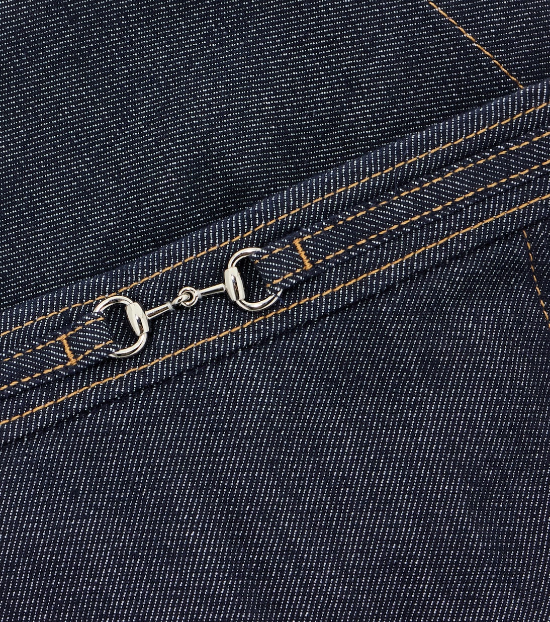 Horsebit denim skirt | Gucci Kids