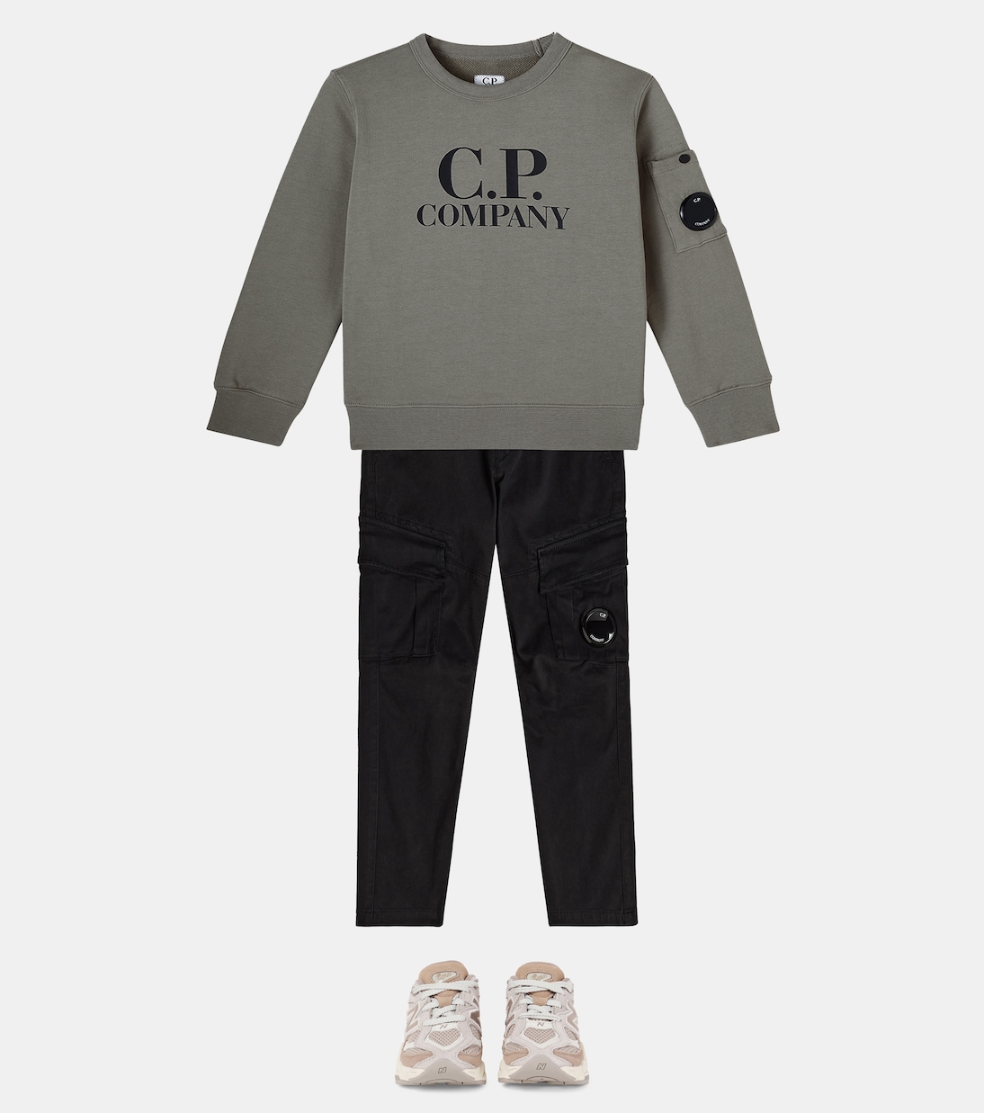 Felpa in cotone felpato | C.P. Company Kids