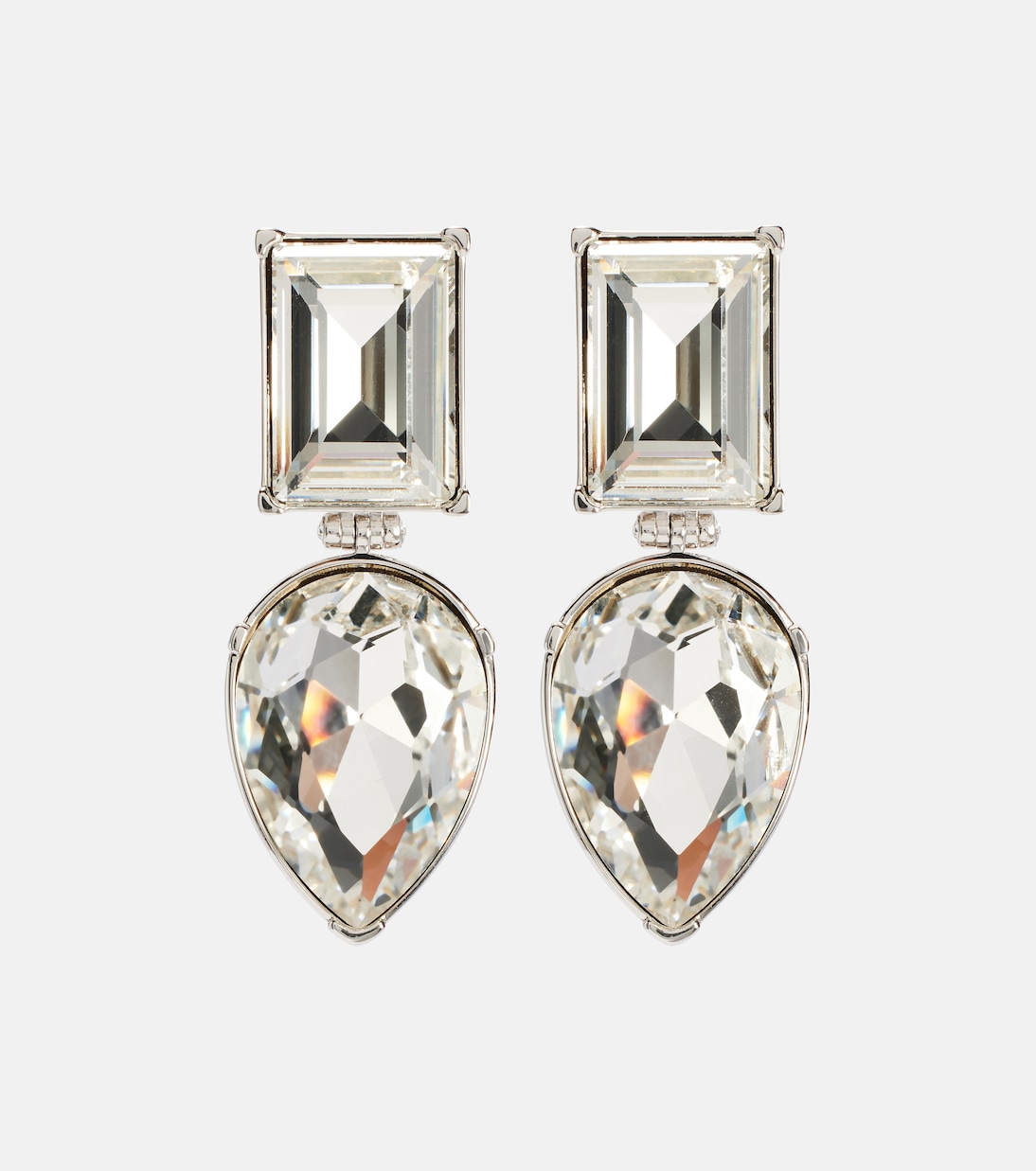 Crystal-embellished earrings  | McQueen