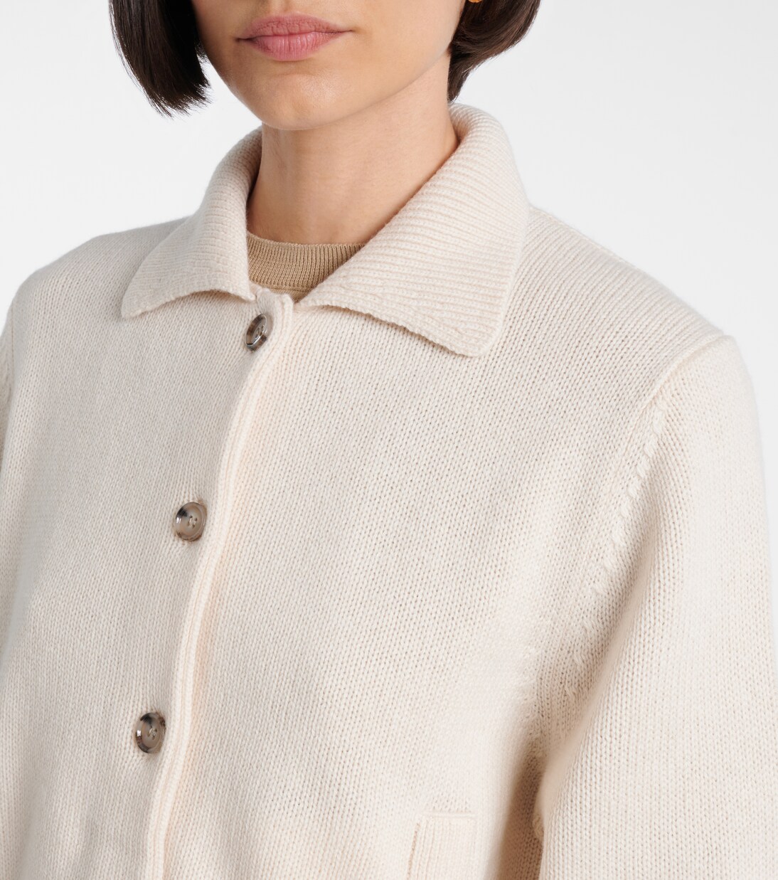 Wool and cashmere cardigan | Jardin des Orangers