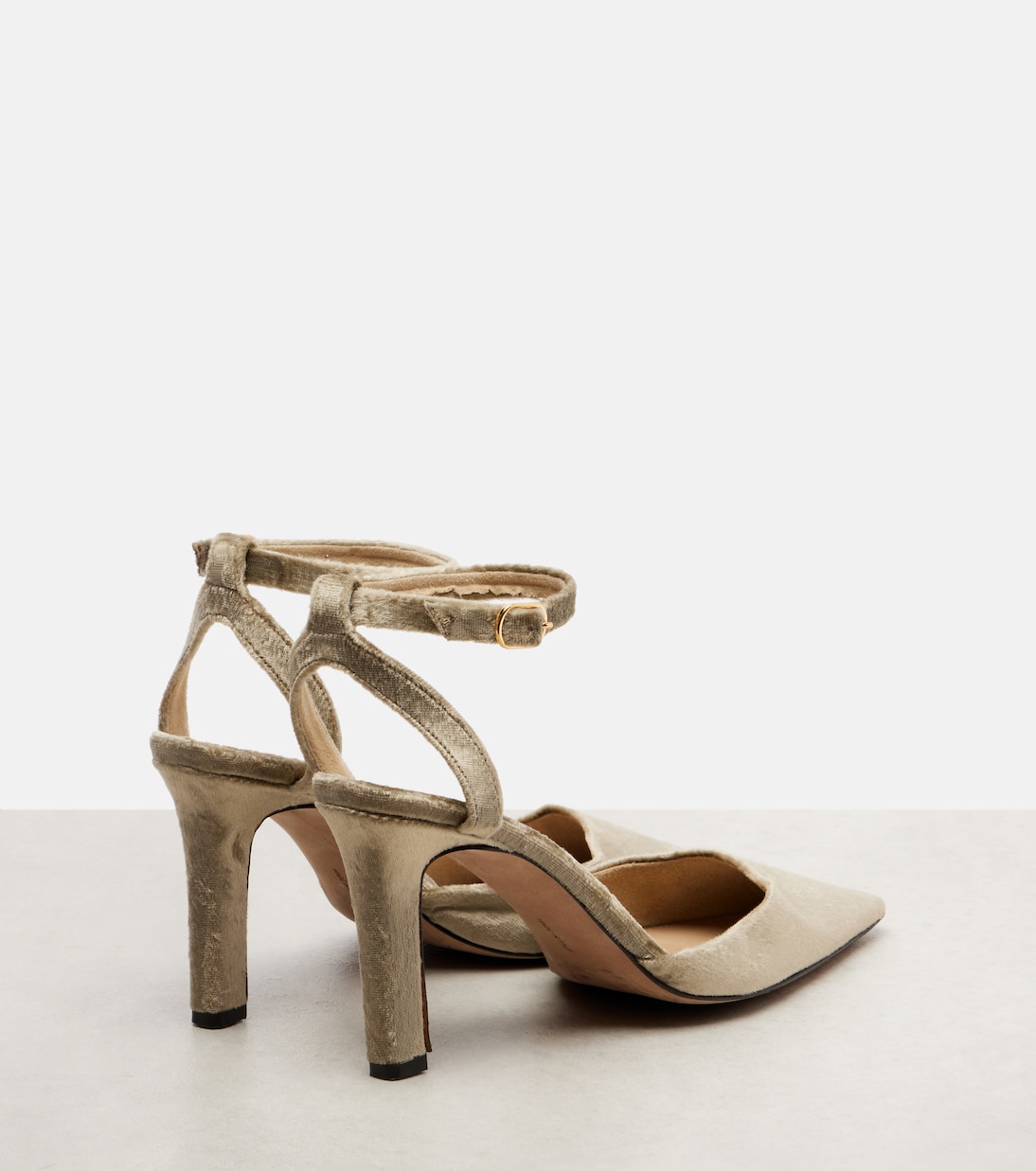 Carla 80 velvet pumps | The Row