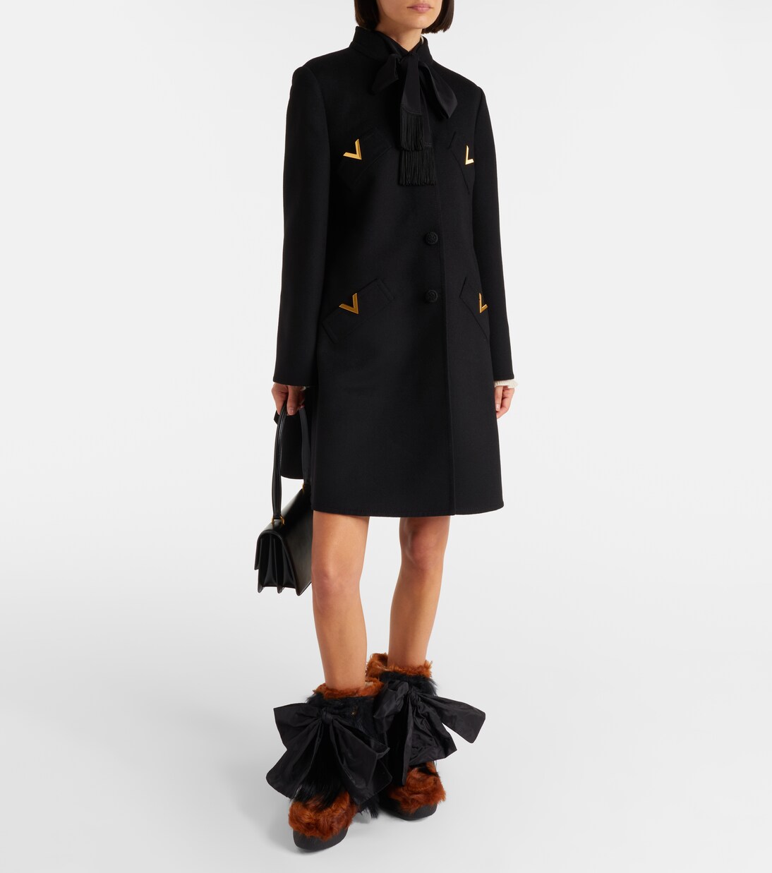 Botas de nieve Snowish de borrego | Valentino Garavani