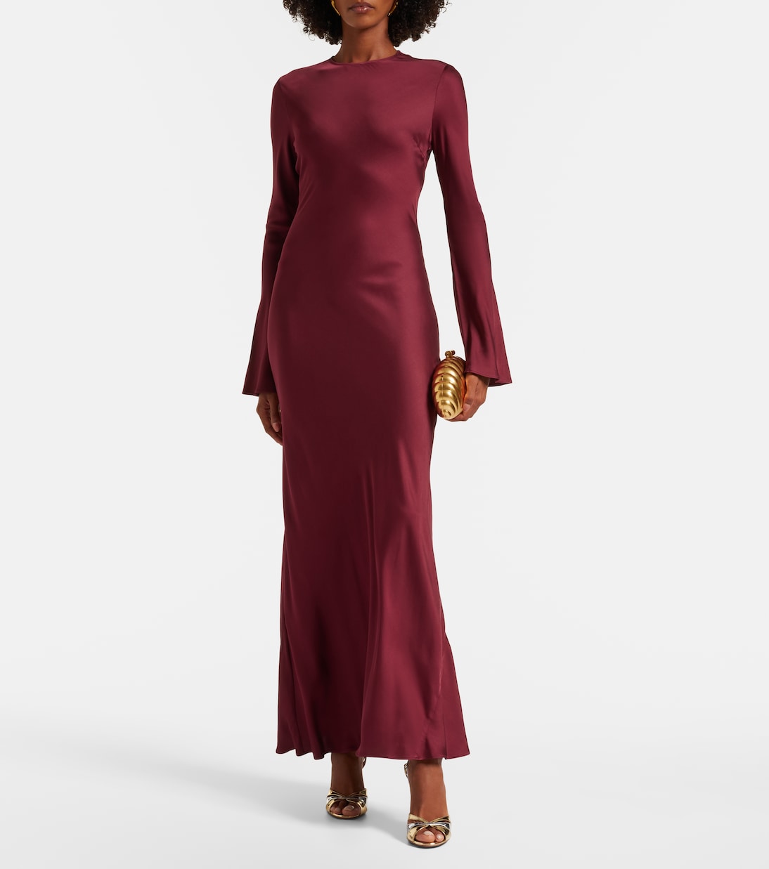 Signe satin gown | Rotate