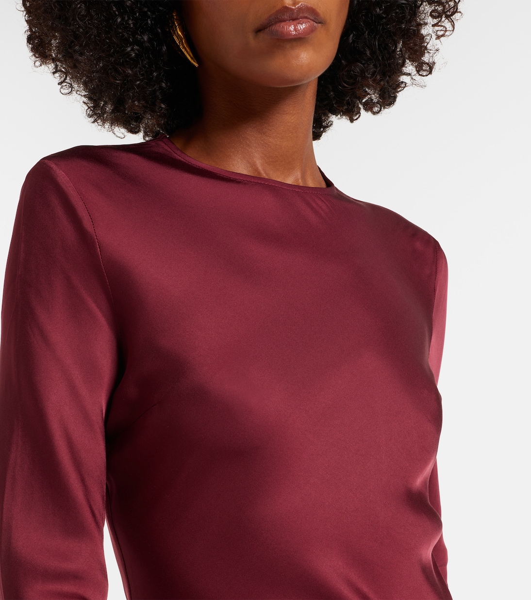 Signe satin gown | Rotate