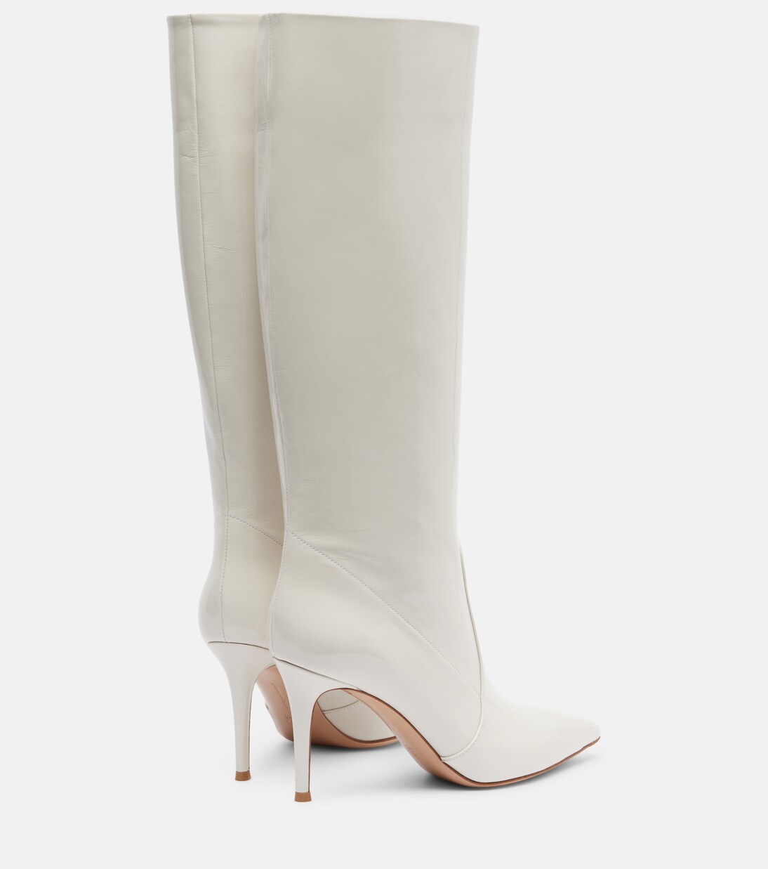 Hansen 85 patent leather knee-high boots | Gianvito Rossi