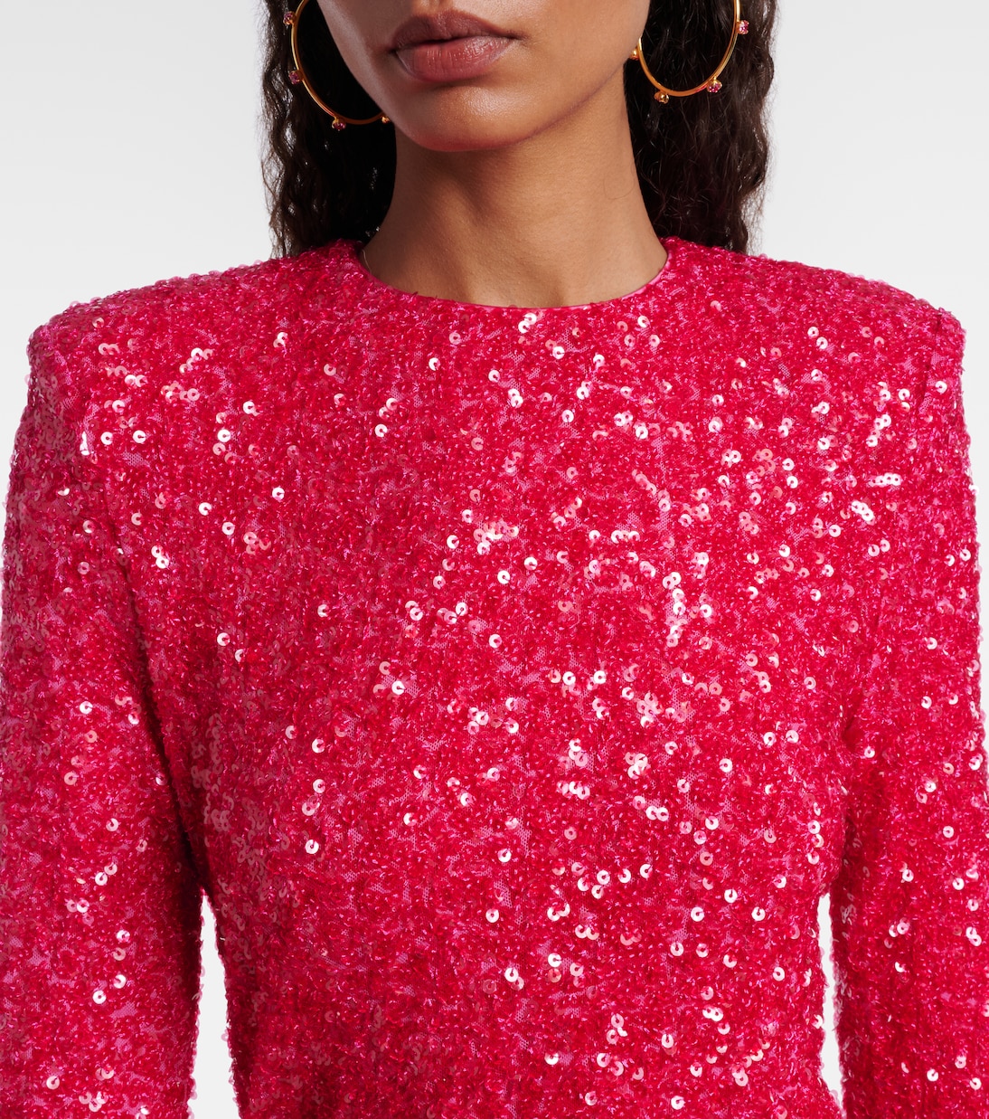 Bow-detail sequined minidress | Rotate