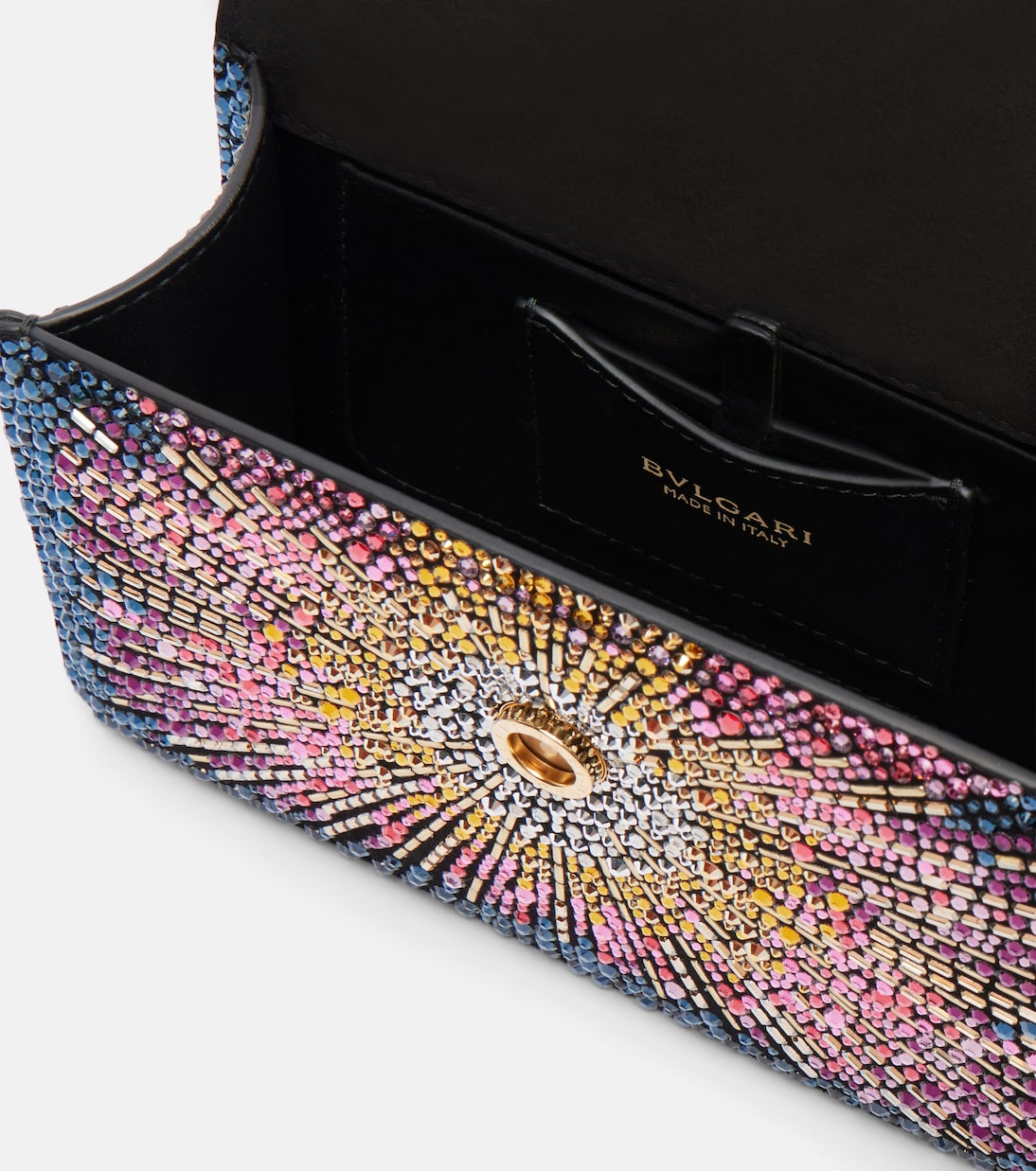 Serpenti Forever Mini leather top-handle bag | Bvlgari