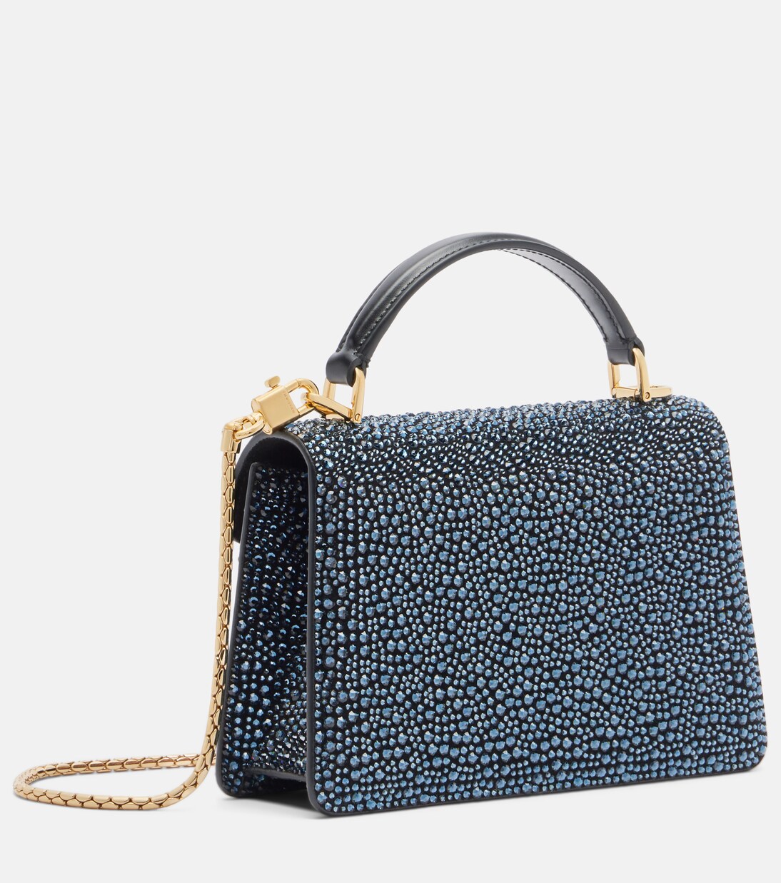 Serpenti Forever Mini leather top-handle bag | Bvlgari