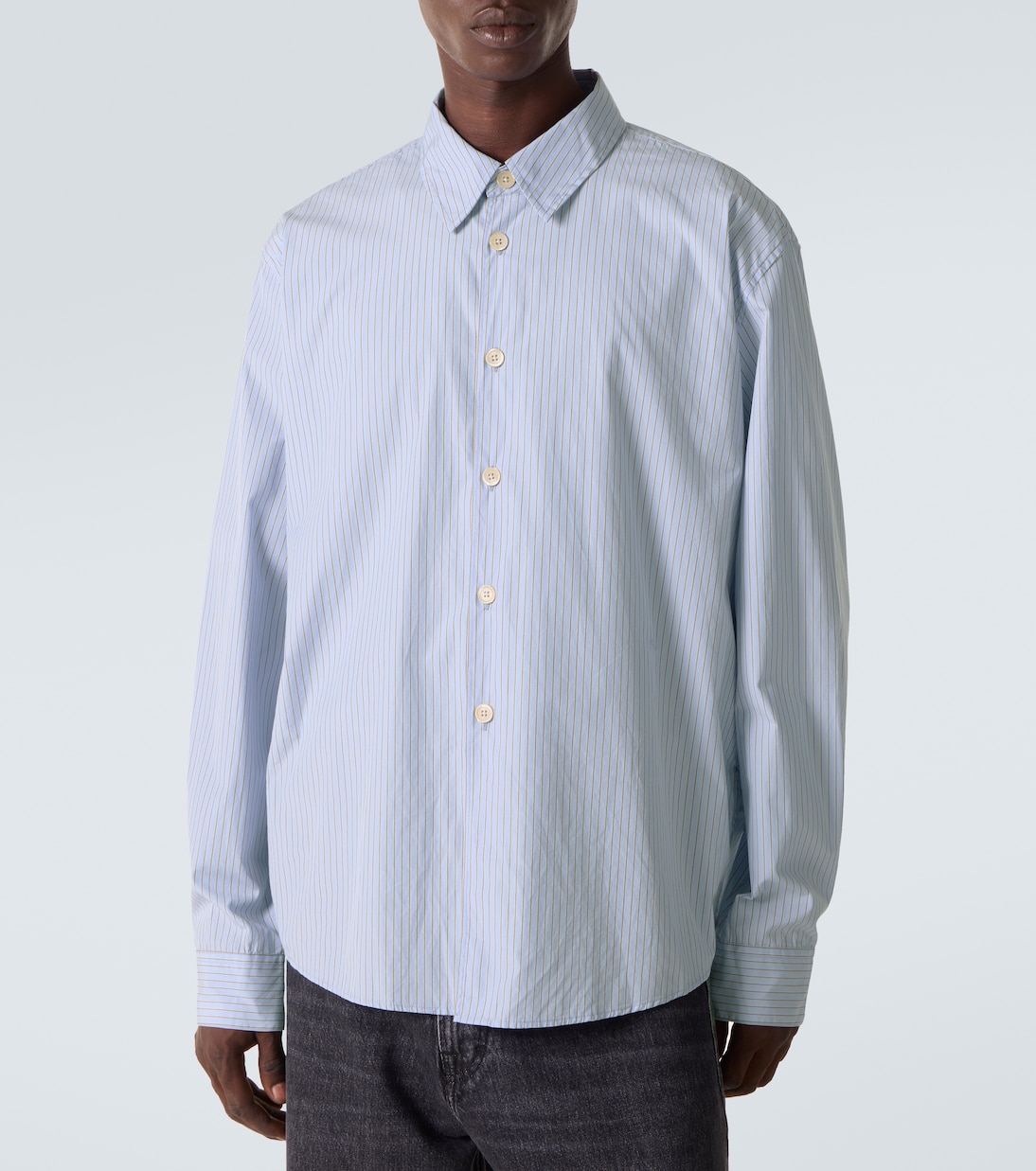 Beyond striped cotton poplin shirt | Our Legacy