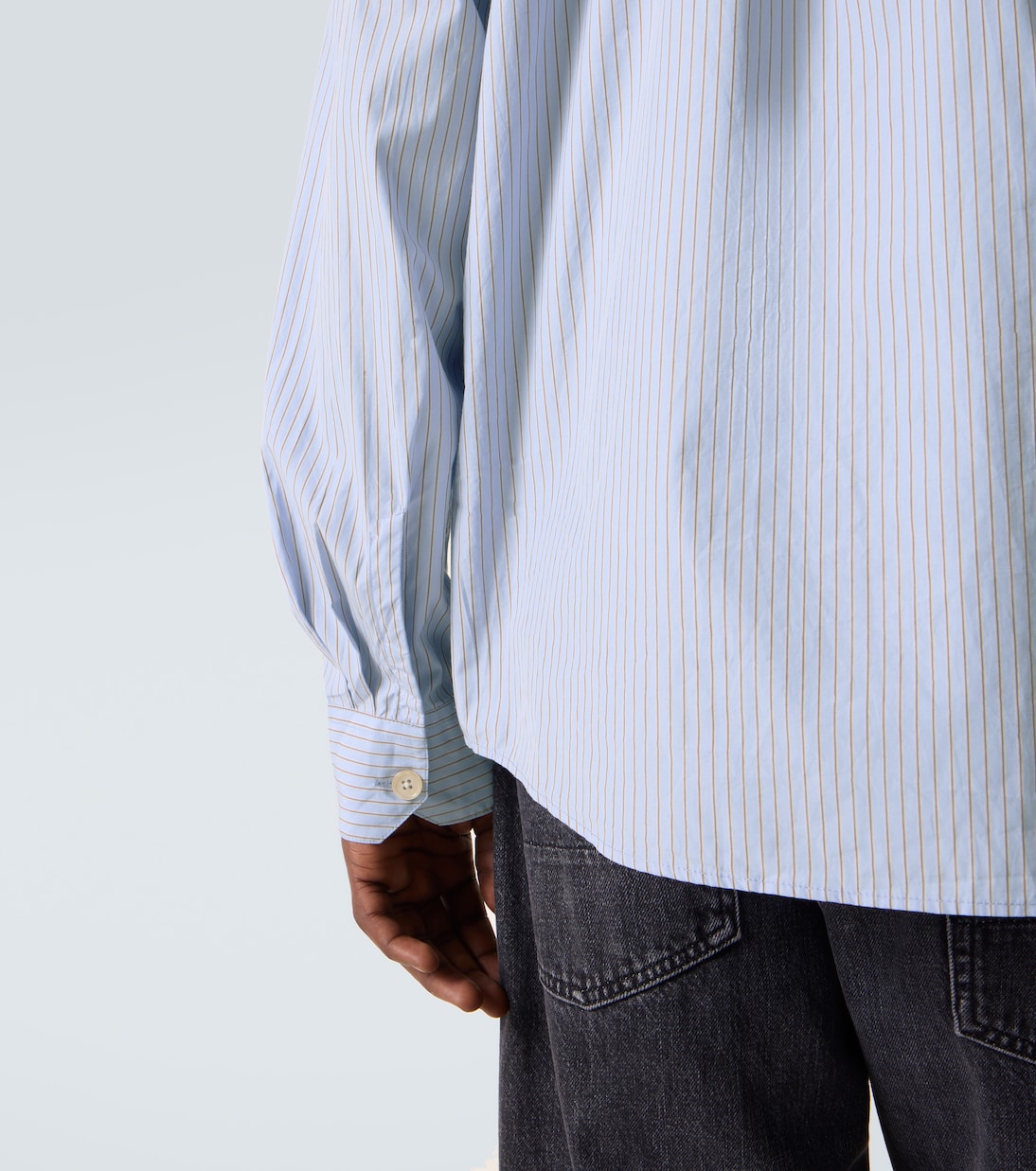 Beyond striped cotton poplin shirt | Our Legacy