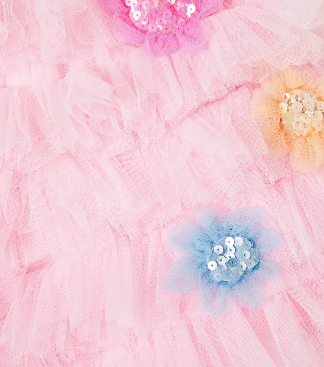 Verzierte Shorts Sunflower Power aus Tüll | Tutu Du Monde