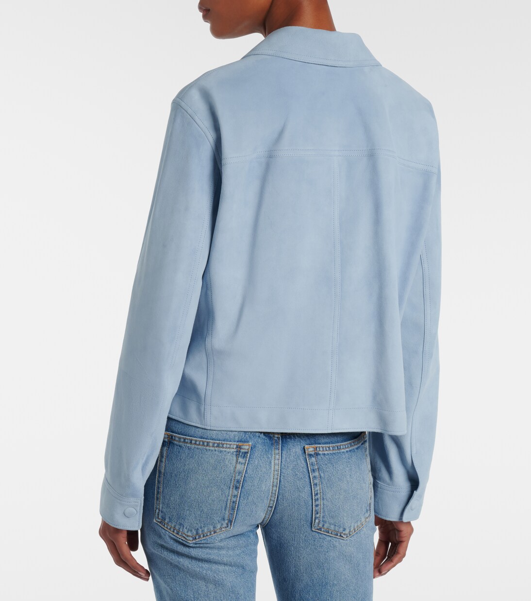 Cropped-Blouson aus Veloursleder | Tom Ford
